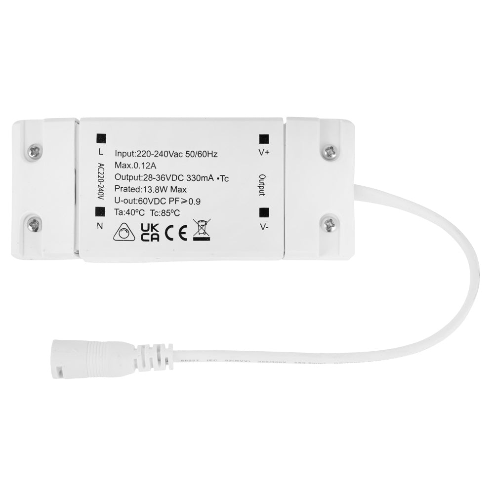 SATURN LED Recessed Round Dimmable Commercial Downlight Fitting | 15W 1600lm | CCT Tri-Colour | IP44 | Standard