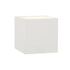 CUBE Square Paintable Plaster Wall Uplighter Light | G9 | Up Down Light Effect